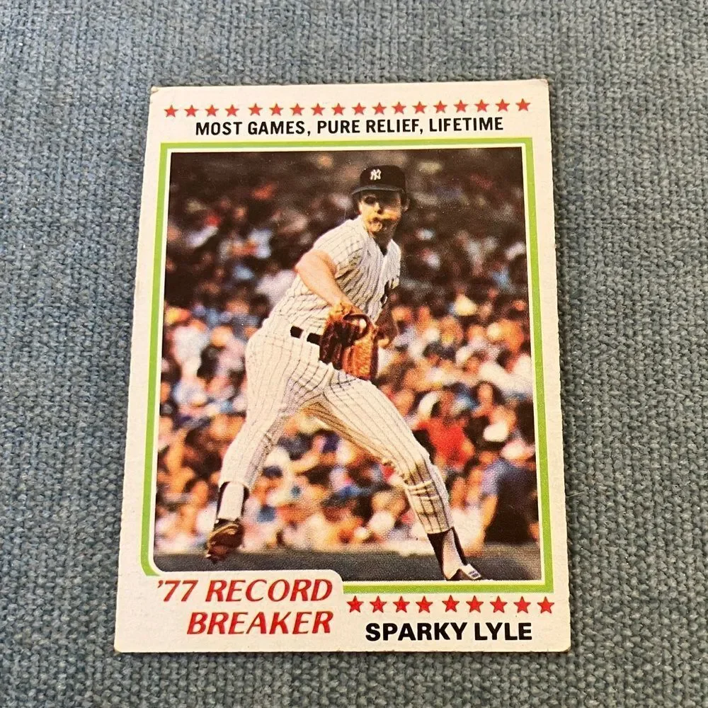 1978 Topps New York Yankees Baseball Card Trading Card